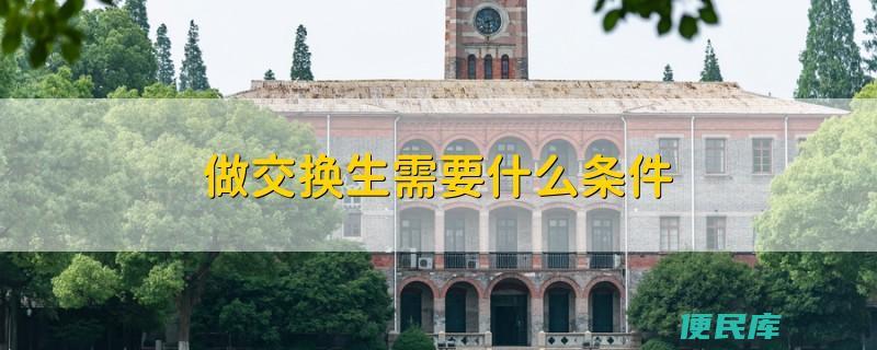 交换生申请条件（了解成为交换生的条件）