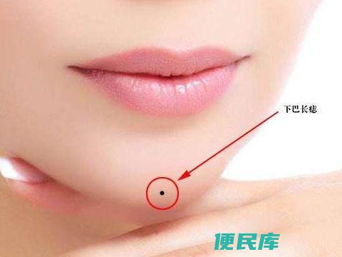 下巴正中间有痣的女人（下巴正中间痣相对女性的面相预示）