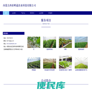 内蒙古西彩鲜蔬农业科技有限公司、农业栽培、无土栽培、农业种植