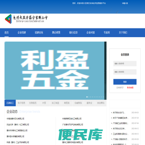 大亚湾区实体经济信息服务平台