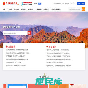 巴中市政务服务网