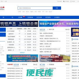 找钨钼产品，上钨钼云商。钨钼云商、钼都贸易网，钨钼行业全产业链信息资讯、钨钼咨询专业服务商