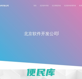 北京软件外包