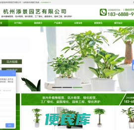 杭州植物出租,江干区植物租赁,拱墅区花卉租赁