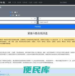紫薇排盘