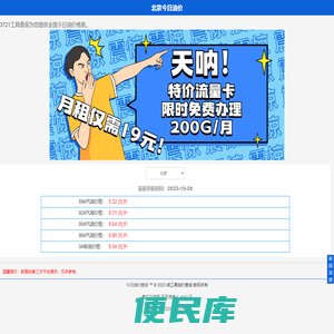 今日油价查询