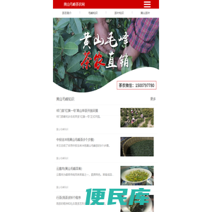 黄山毛峰茶农网