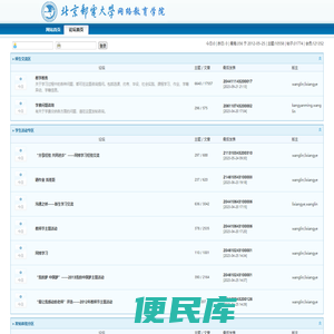 北京邮电大学网络教育学院论坛