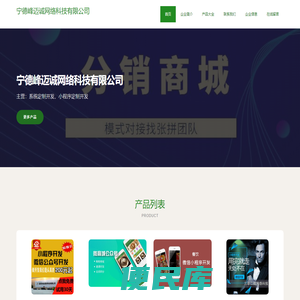 系统定制开发、小程序定制开发、宁德峰迈诚网络科技有限公司