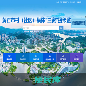 黄石市村（社区）集体“三资”提级监督平台