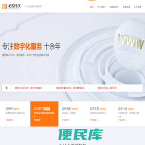 龙名科技,中小企业数字化服务商！