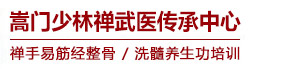 嵩门少林禅医培训